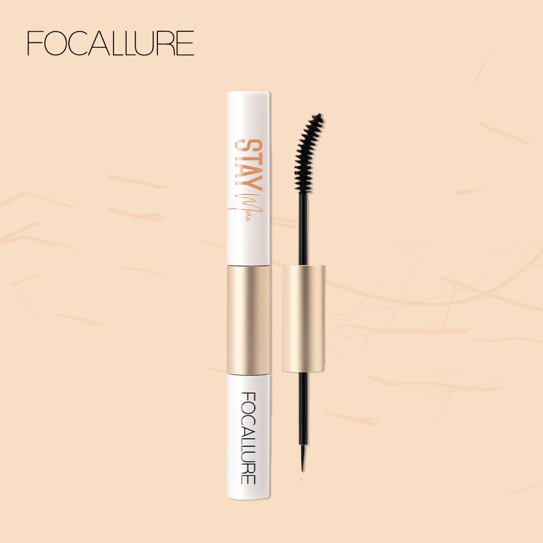 FA 160 - Focallure STAYMAX Waterproof Mascara and Eyeliner 2 in 1 - (5gm)