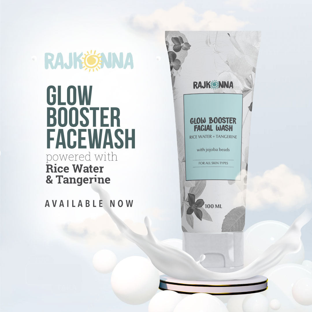 Rajkonna Glow Booster Facial Wash With Jojoba Beads (100ml)