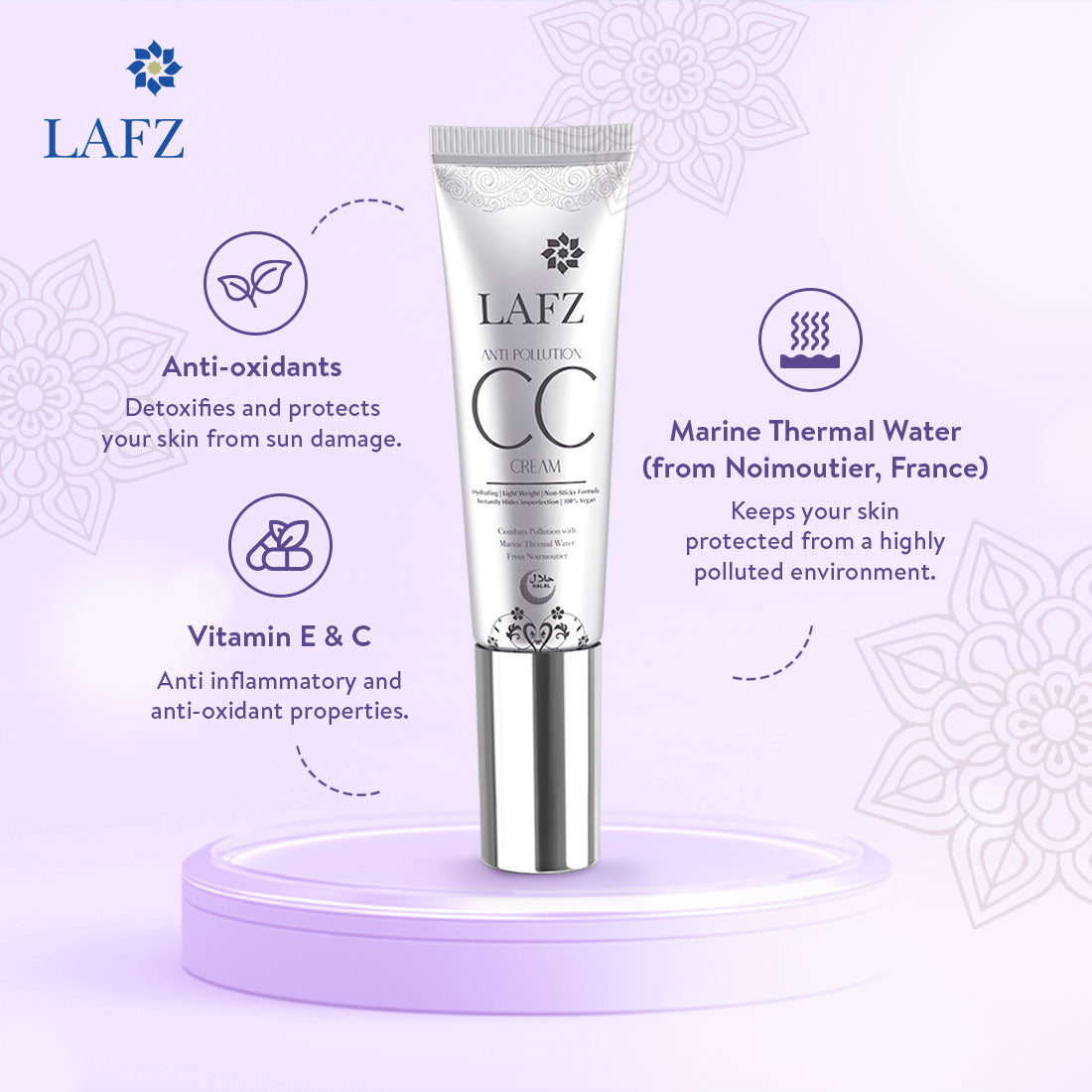 Lafz Anti Pollution CC Cream (30ml)