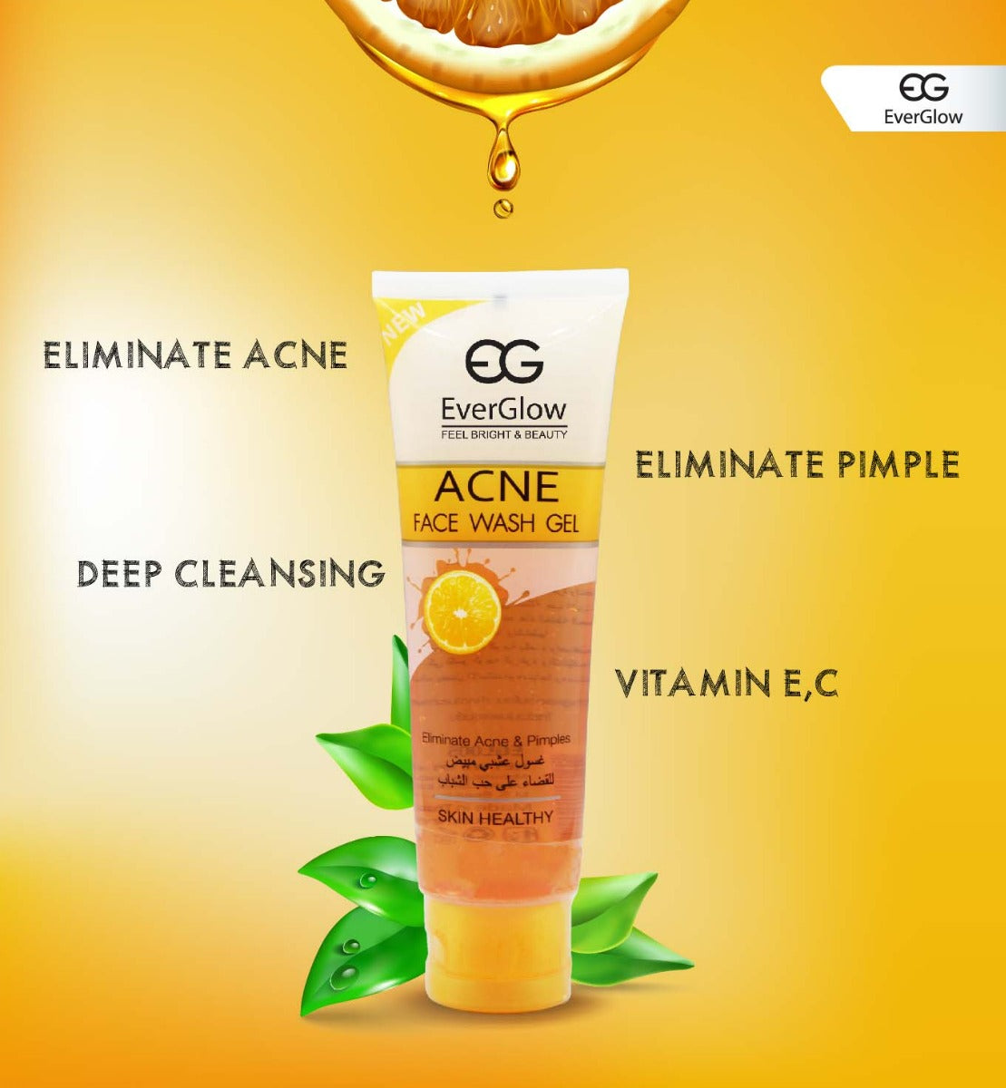 Everglow Acne Face Wash Gel (100ml)