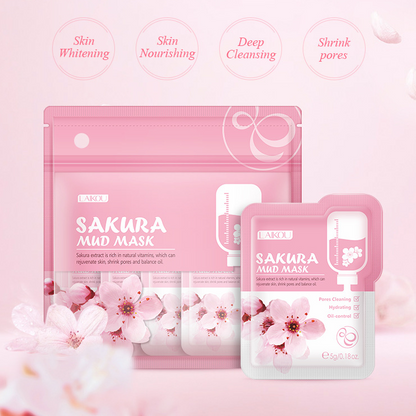 Laikou Sakura Mud Mask (12 Pcs)