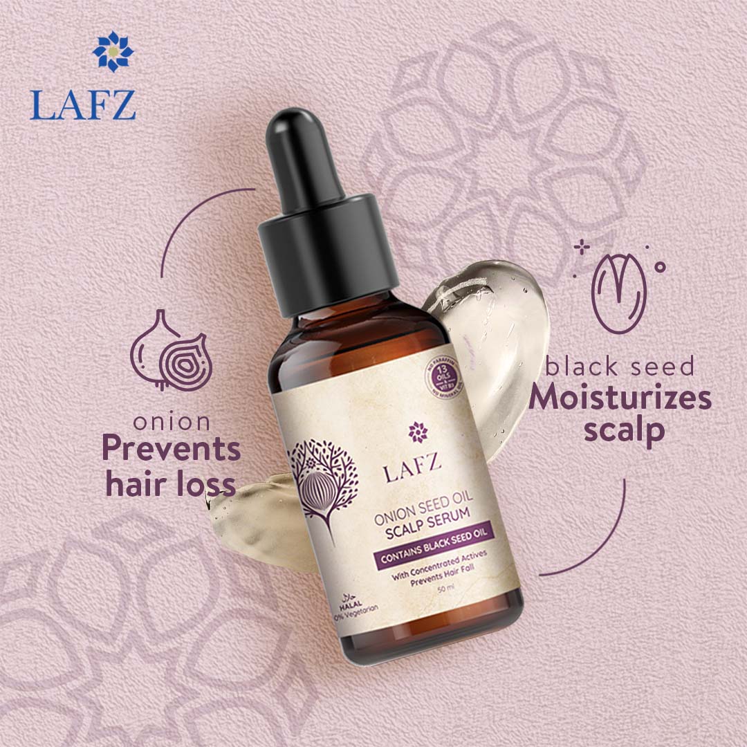 Lafz onion seed oil scalp serum (50ml)