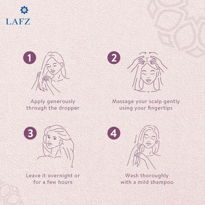 Lafz onion seed oil scalp serum (50ml)