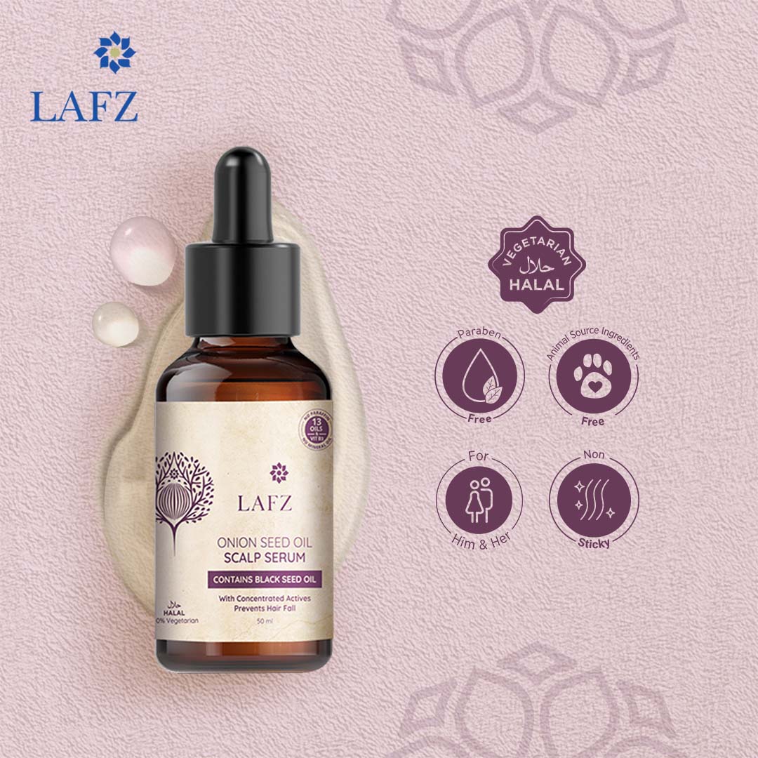 Lafz onion seed oil scalp serum (50ml)