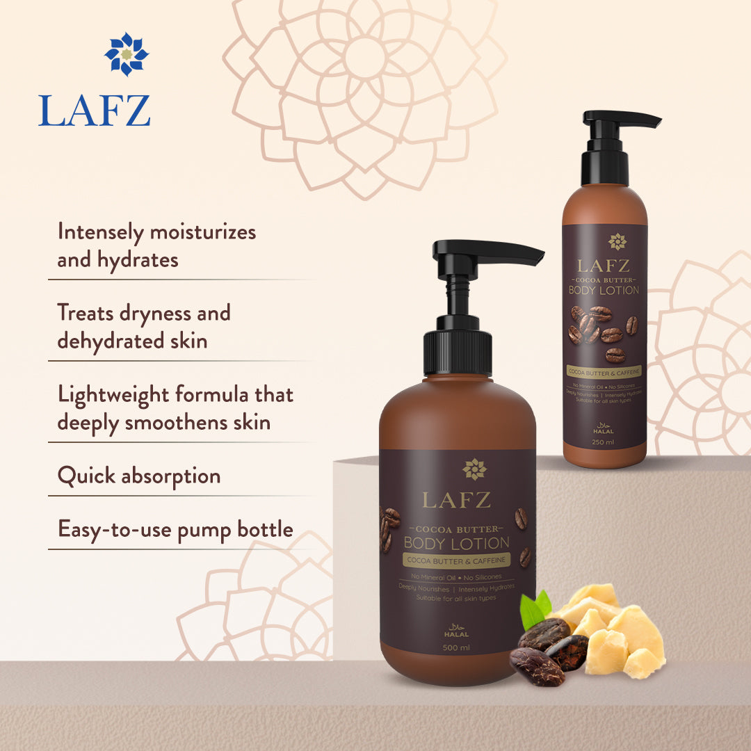 Lafz Body Lotion - Cocoa Butter