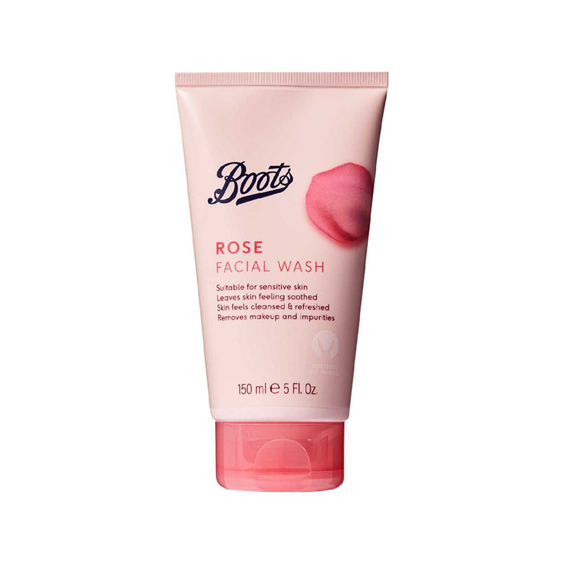 Boots Rose Facial Wash (150ml)