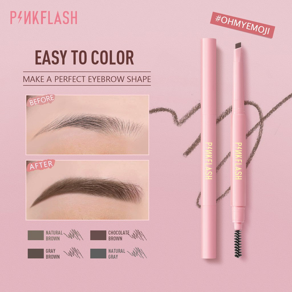 E09 - PINKFLASH Waterproof Auto Eyebrow Pencil