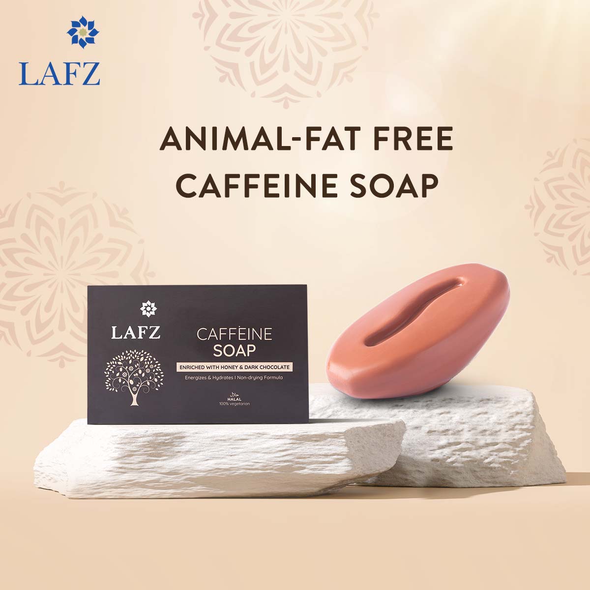 Lafz Caffeine Soap (100g)- (India)