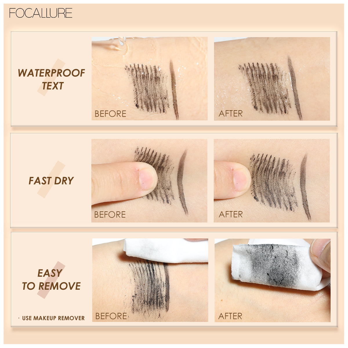 FA 160 - Focallure STAYMAX Waterproof Mascara and Lash Primer 2 in 1