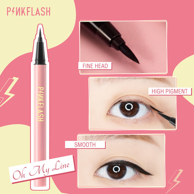 E01 - PINKFLASH Lock All Day Waterproof Eyeliner (0.6ml)