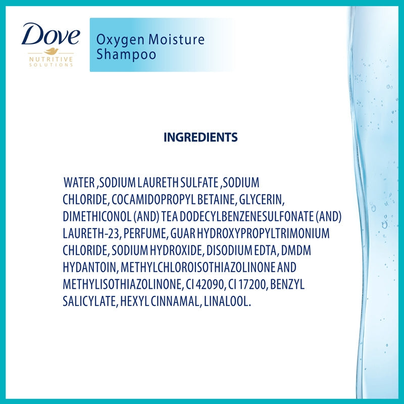 Dove Shampoo Oxygen Moisture (330ml)