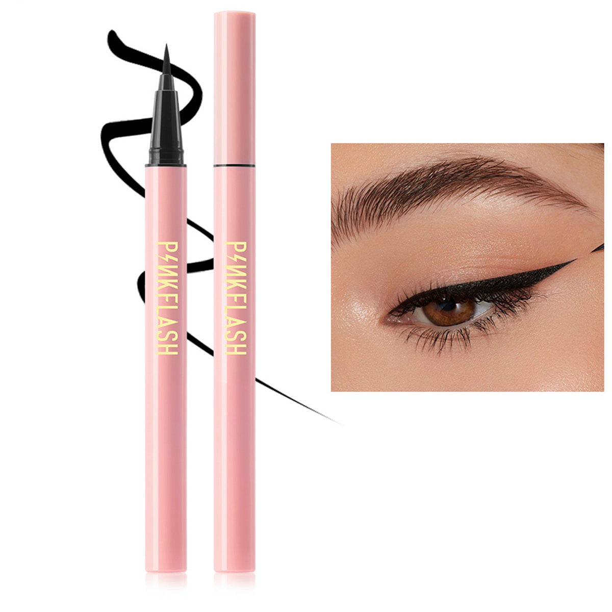 E01 - PINKFLASH Lock All Day Waterproof Eyeliner (0.6ml)