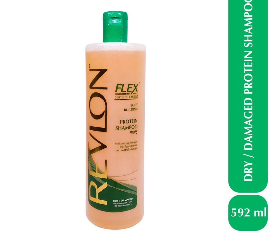 Revlon Flex Body Building Protein Shampoo For Dry / Damaged (592ml)