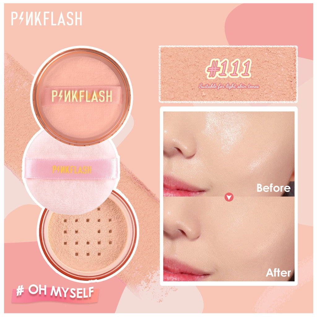 F06 - PINKFLASH Lasting Matte Loose Powder