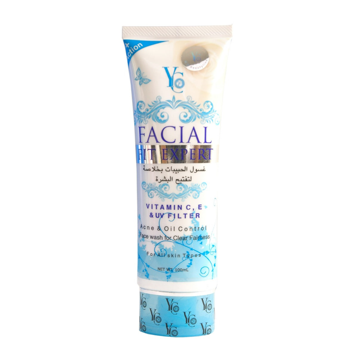 YC Facial Fit Expert (Blue) Face Wash (100ml)