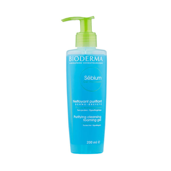 BIODERMA Sebium Moussant Purifying Cleansing Foaming Gel (200ml)