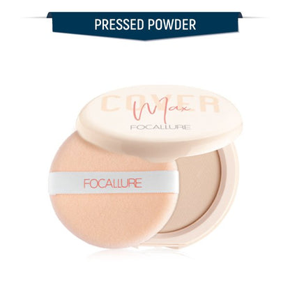 FA 155 - Focallure COVERMAX Two-Way-Cake Pressed Powder - 02 Warm Beige