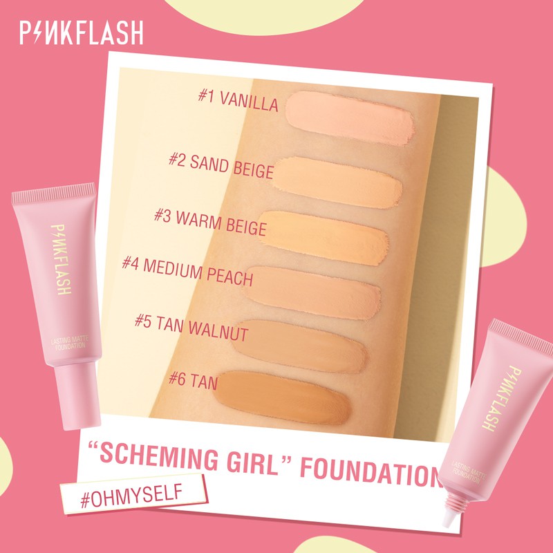 F03 - PINKFLASH Lasting Matte Foundation