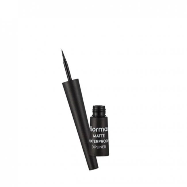 Flormar Matte Waterproof Dipliner (2.5ml) - Black