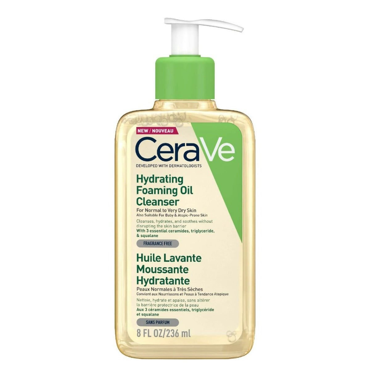 CeraVe Hydrating Foaming Oil Cleanser (236ml)