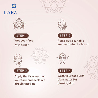 Lafz Foaming Face Wash (100ml) - Caffeine (BD)