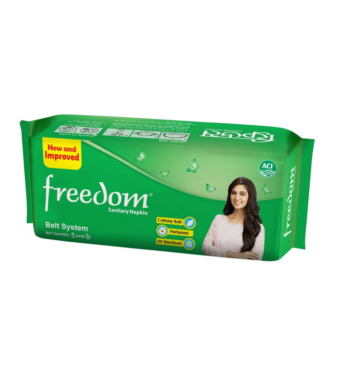 Freedom Sanitary Napkin - Belt System