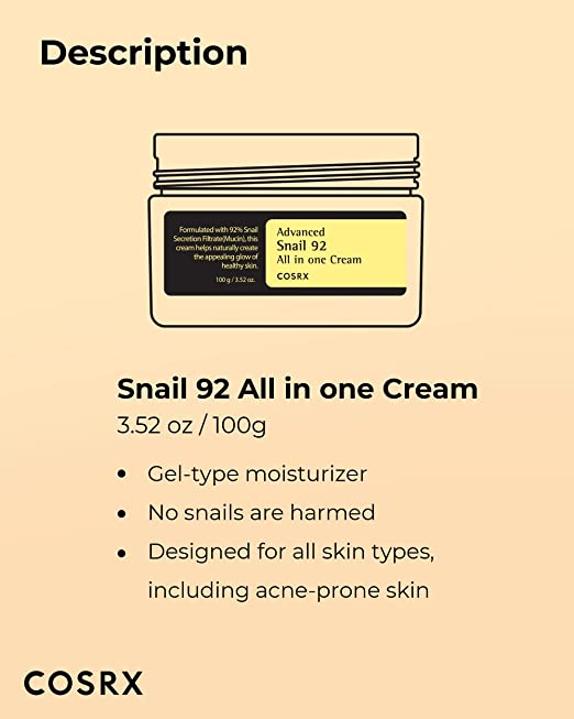 COSRX Advanced Snail 92 All in one Cream (100g)