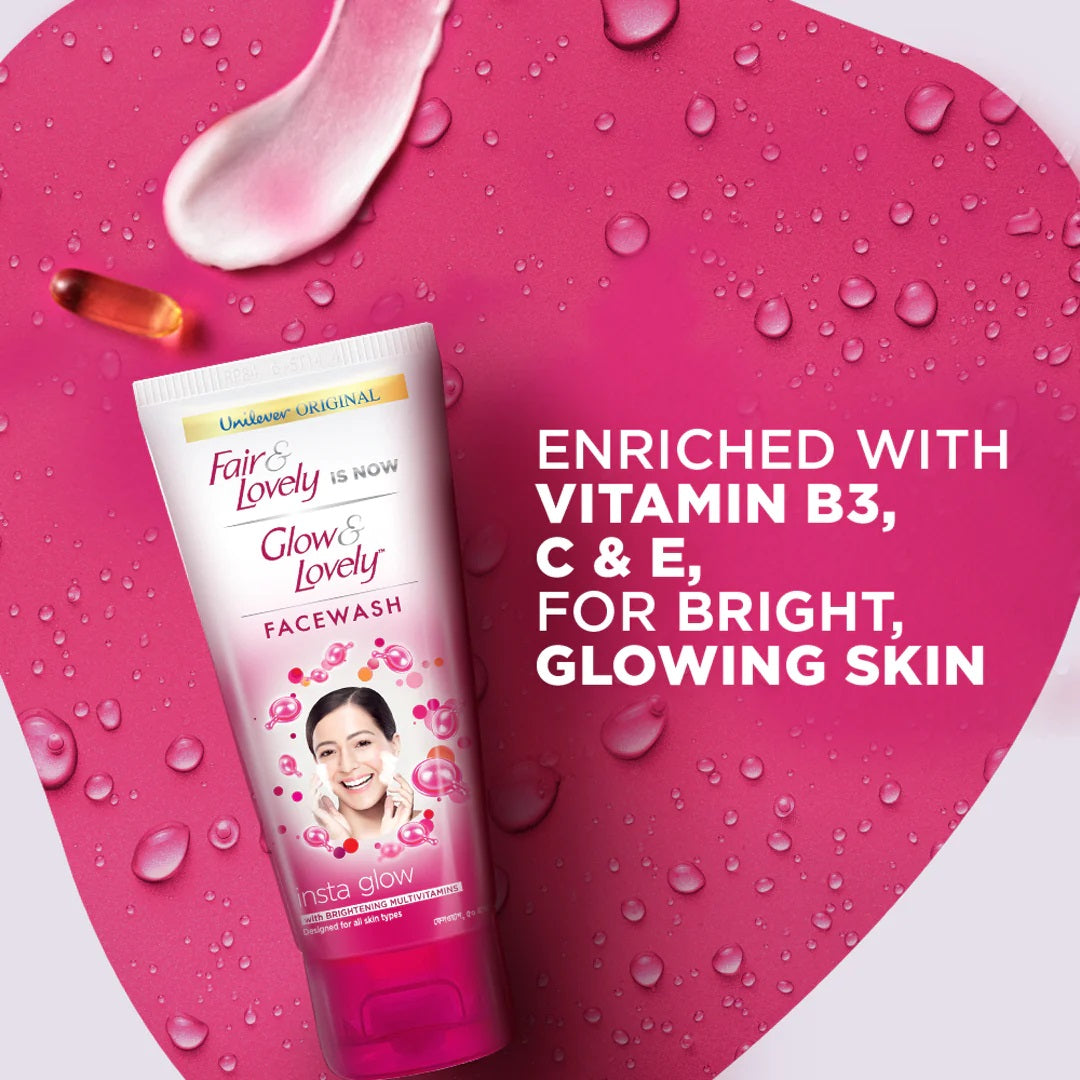 Glow &amp; Lovely Instaglow Facewash with Multivitamins