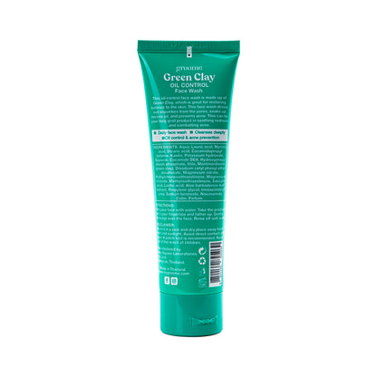 Groome Green Clay Oil Control Facewash (100ml)