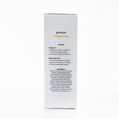 Groome Vitamin C 12% Glowing Serum (30ml)