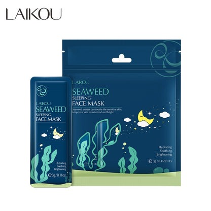 Laikou Seaweed Sleeping Face Mask (15 Pcs)