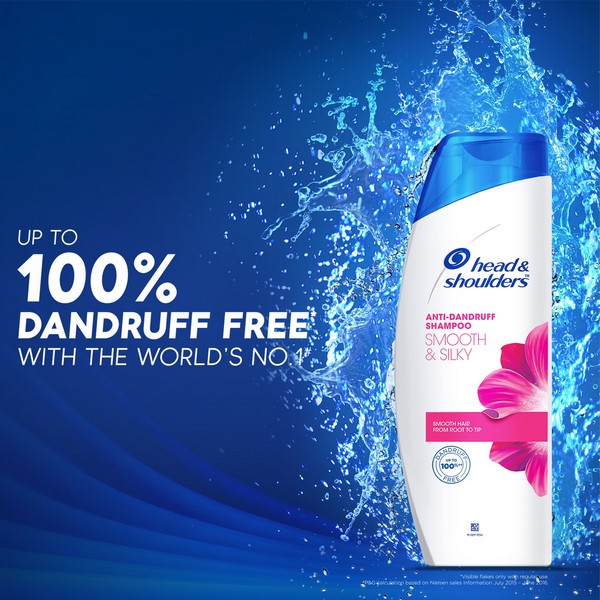 Head &amp; Shoulders Smooth and Silky Anti Dandruff Shampoo (180ml)