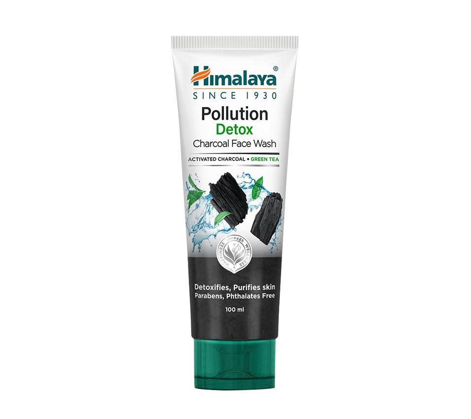 Himalaya Pollution Detox Charcoal Face Wash (100ml)