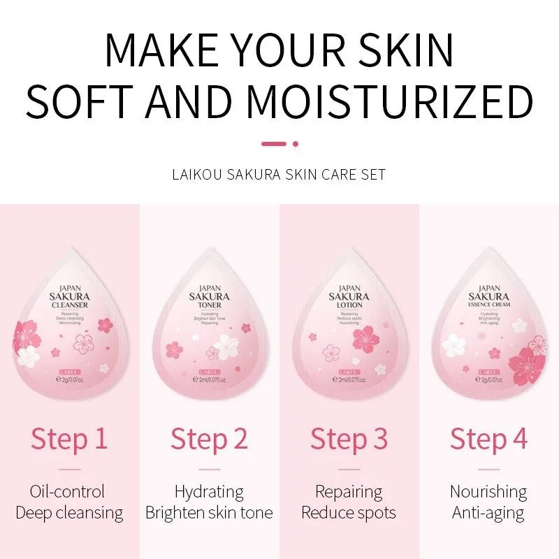 Combo of Laikou Japan Sakura Anti-Aging and Spot Reducing