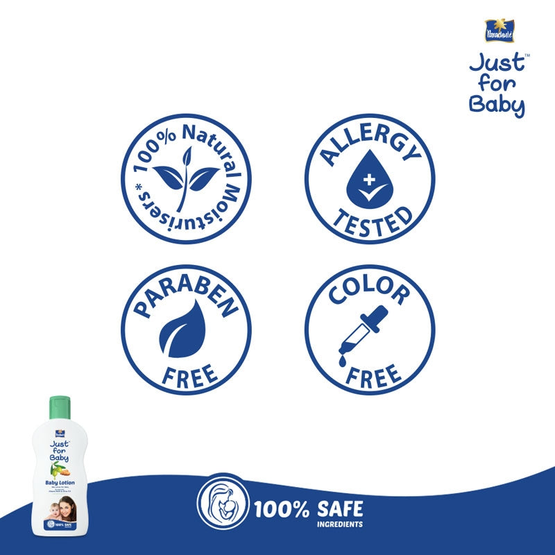 Parachute Just for Baby - Baby Lotion 200ml (Baby Face Cream 50g FREE)