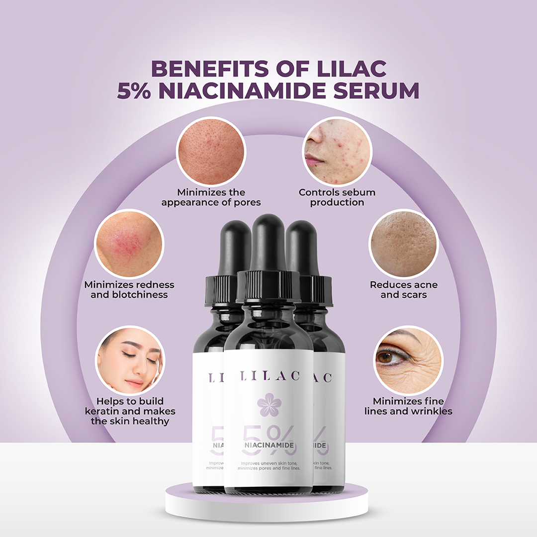 Lilac Niacinamide Serum 5% (30ml)