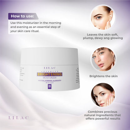 Lilac Advanced Brightening Moisturizer for All Skin Types (50gm)