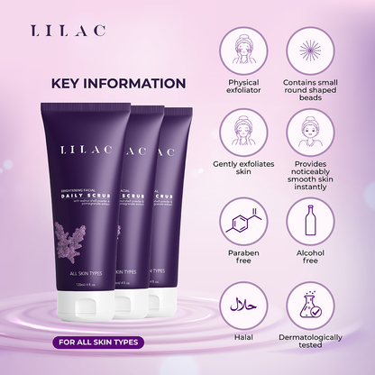 Lilac Brightening Daily Scurb And All Skin Type (120ml)