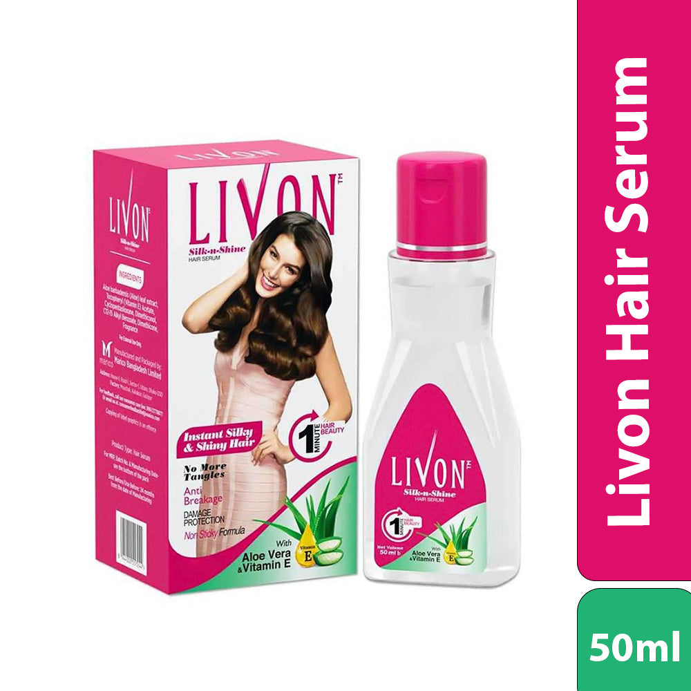 Livon Anti Hairfall Protein Shampoo 300ml &amp; Livon Hair Serum 50ml