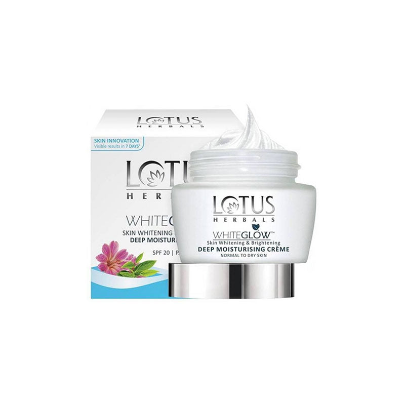 Lotus Herbals Whiteglow Skin Whitening and Brightening Deep Moisturising Cream Spf20