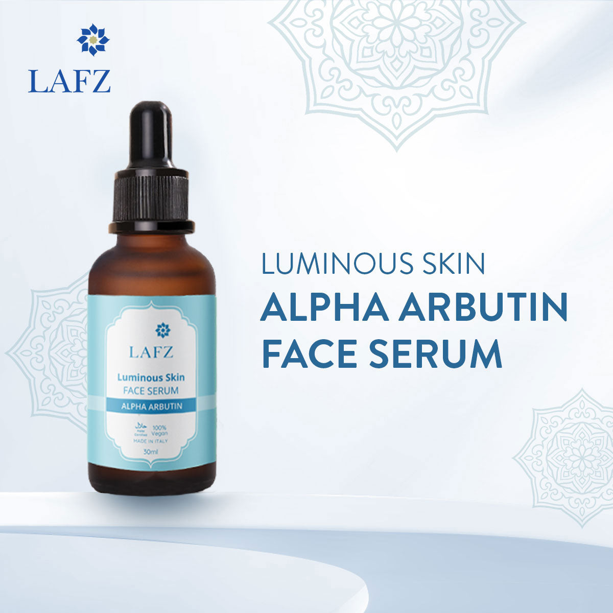 Lafz Luminous Skin Face Serum (30ml) - Alpha Arbutin