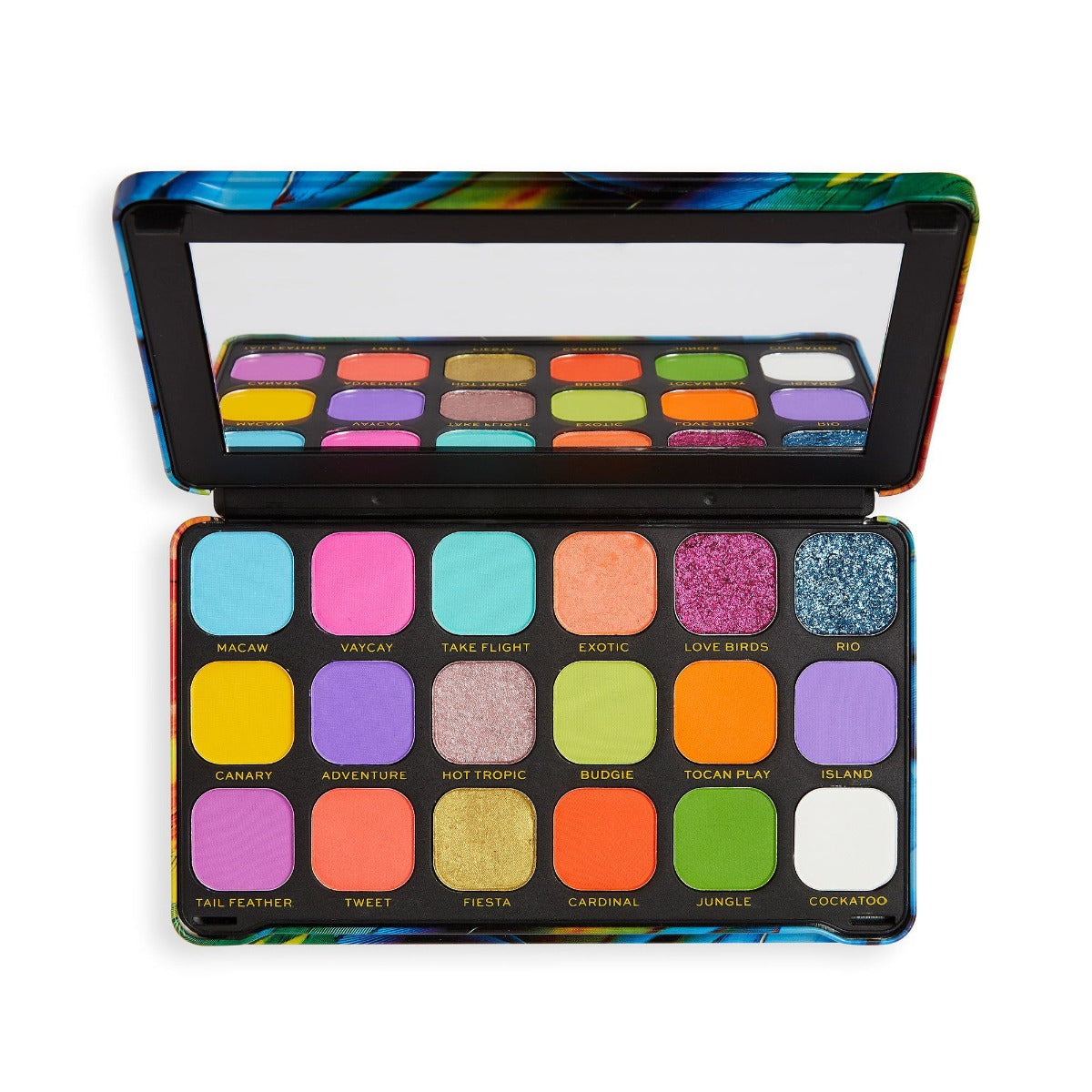 Makeup Revolution Forever Flawless Eyeshadow Palette (19.8g) - Bird of Paradise