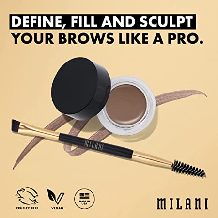 Milani Stay Put Brow Color (2.6g) - Dark Brown