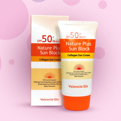 Valencia Gio Nature Plus Sun Block SPF 50+ PA+++ (70ml)