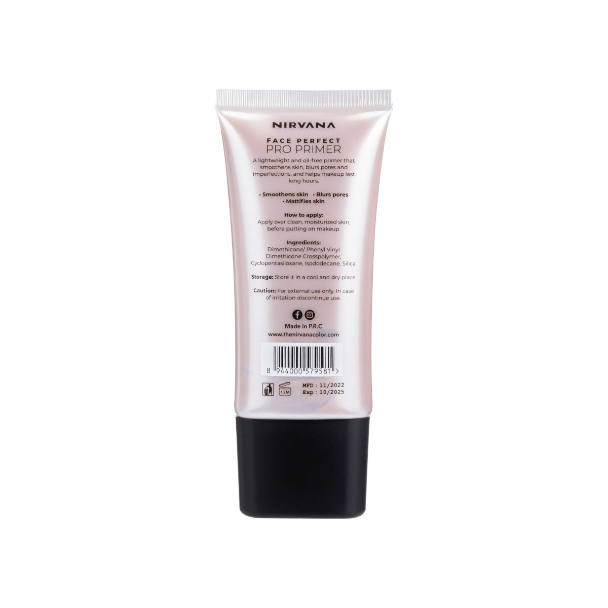 Nirvana Color Face Perfect Pro Primer (20ml)