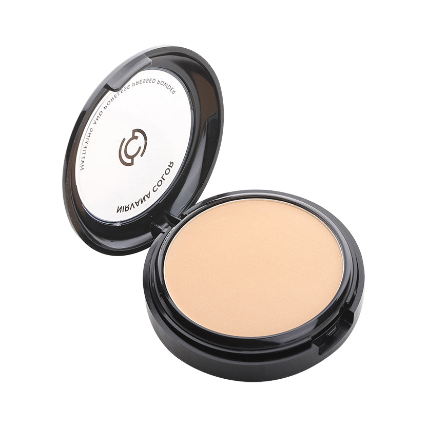 Nirvana Color Mattifying And Poreless Pressed Powder