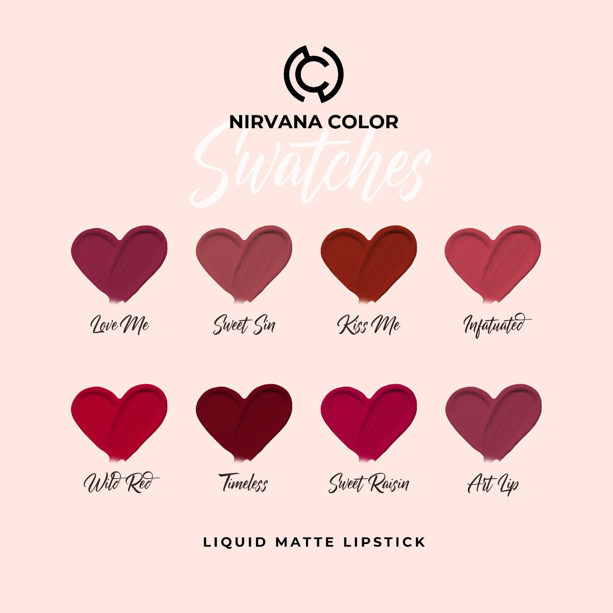 Nirvana Color Liquid Matte Lipstick (4gm)