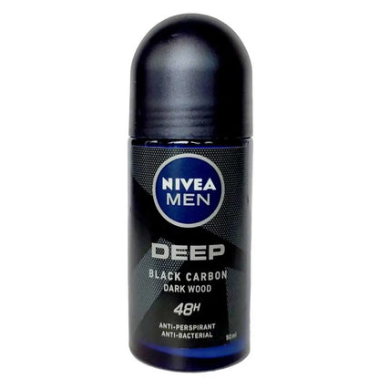 Nivea Men Deep Black Charcoal Darkwood Roll on (50ml)