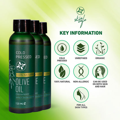 Skin Cafe Organic Extra Virgin Olive Oil (120ml)