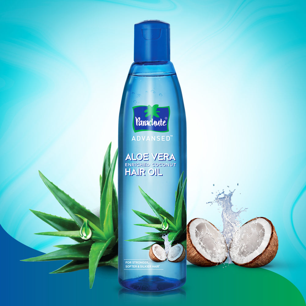 Parachute Hair Oil Advansed Aloe Vera Enriched Coconut 250ml Double Pack (FREE Aloe Vera Facewash - OIL CONTROL - 50gm) (Copy)